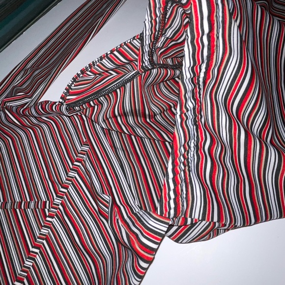 Nasty Gal abstract  Assymetrycal longsleeve mini dress size 4 - Picture 11 of 11